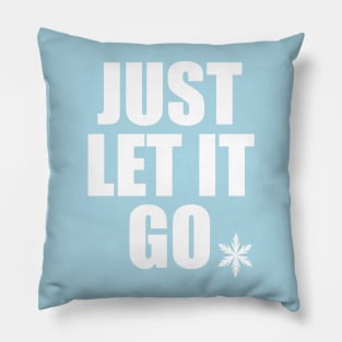 Wreck Internet Princess Let It Go Snowflake Pillow