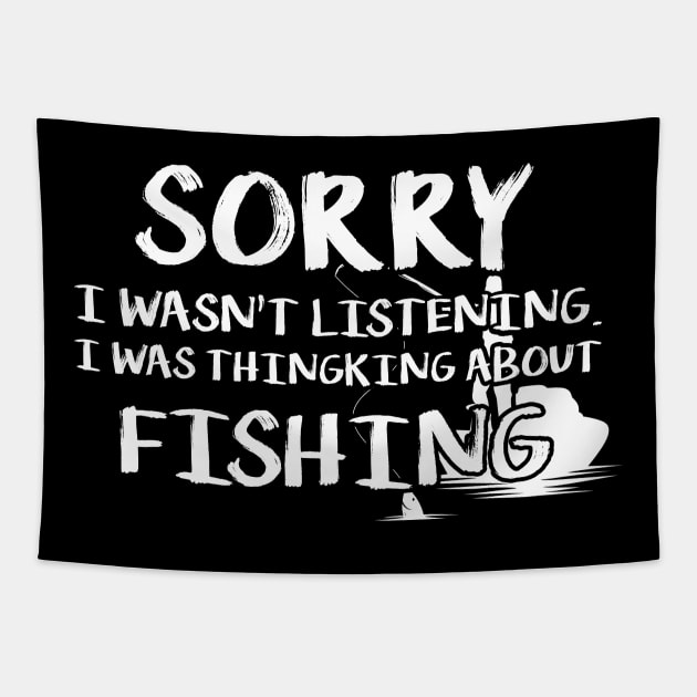 Fishing Funny Shirt Sarcasm Quotes Tapestry by fiar32