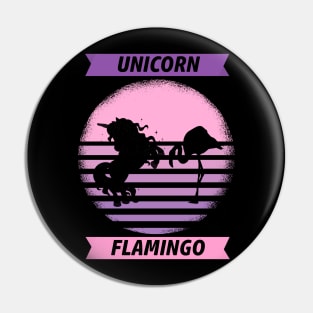 Unicorn Flamingo Pink Pin