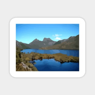 Cradle Mountain Digital Painting Magnet