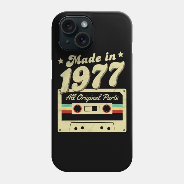 Made in 1977 Phone Case by Cooldruck