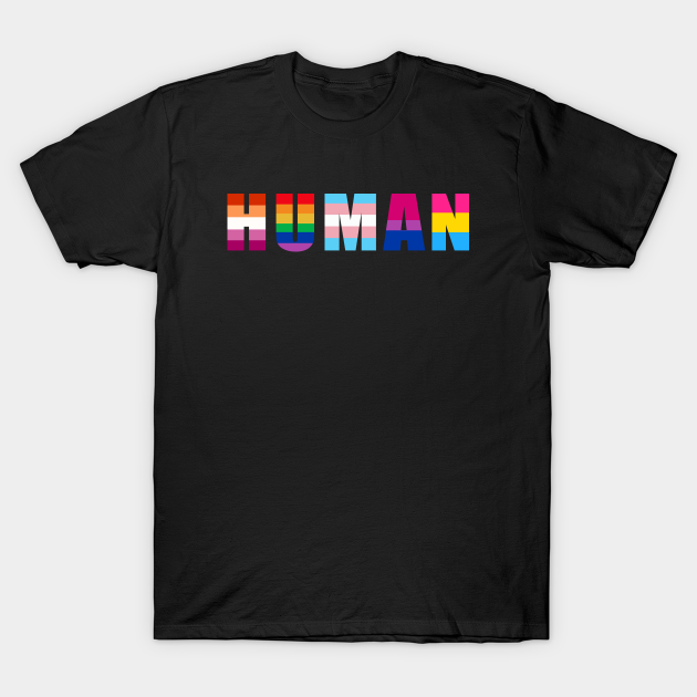 human lgbt shirt