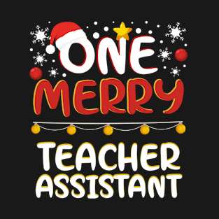 One Merry Teacher Assistant T-Shirt