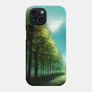 Watercolor forest Phone Case