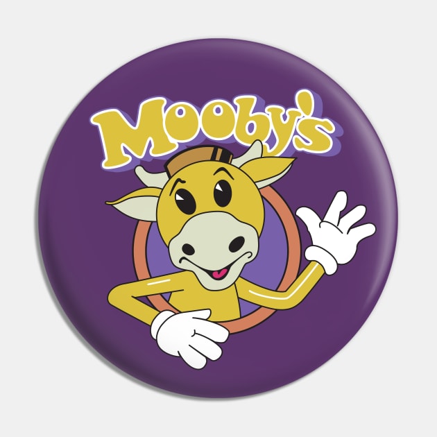 Mooby's Logo (clean) Pin by DisturbedShifty