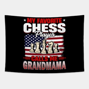 My Chess Player Calls Me Grandmama Grandma Tapestry