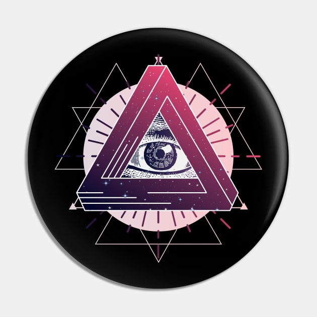 All Seeing Eye Pin by Urban_Vintage