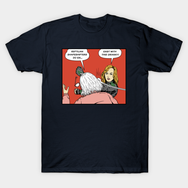 Discover Old Lady Punch - Captain Marvel - T-Shirt