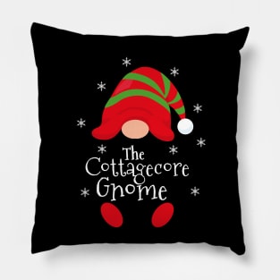 Cottagecore Christmas Gnome Pillow