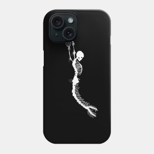 Mermaid Skeleton Shadow Phone Case