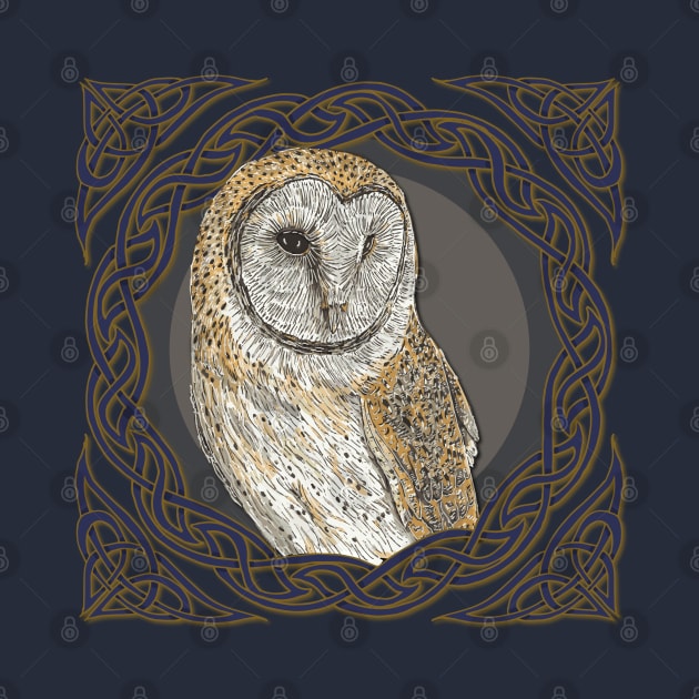 Celtic Owl by lottibrown