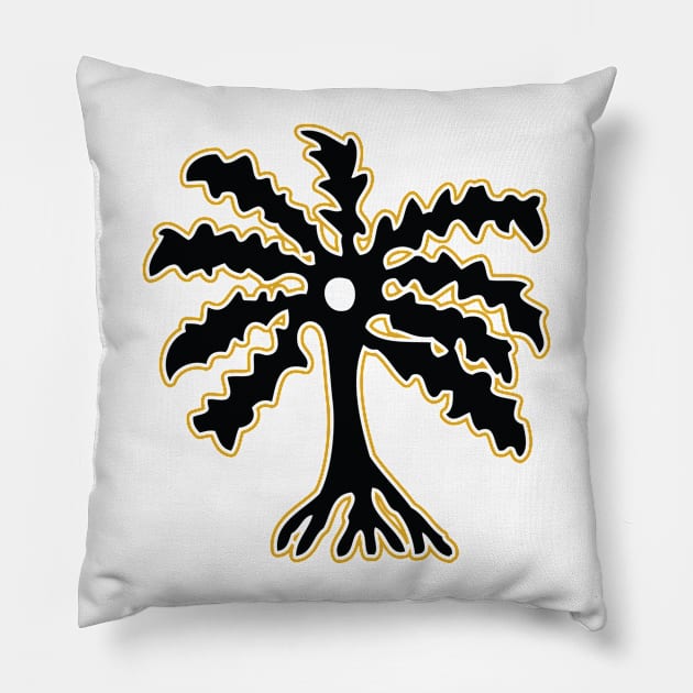 Abe Dua | Adinkra Symbol | African | African American | Black Lives Pillow by UrbanLifeApparel