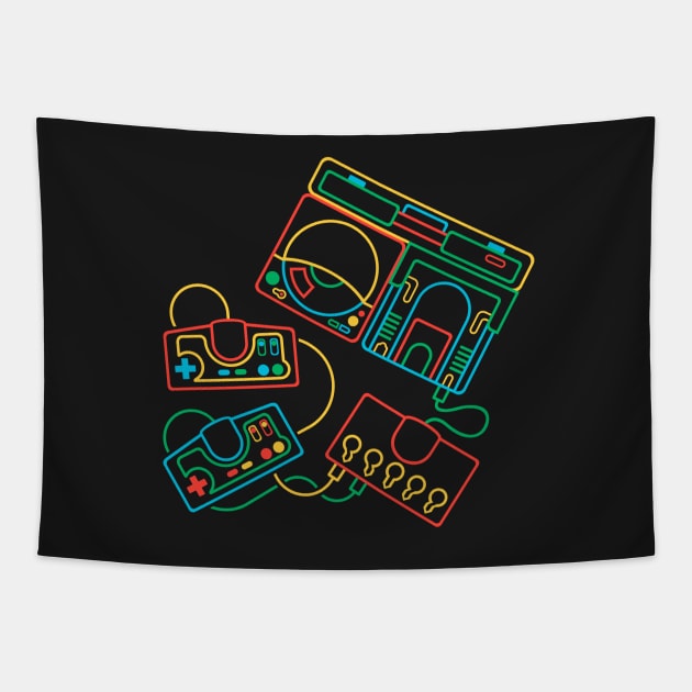 Super Engine CD Tapestry by nextodie