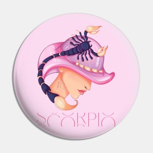 Scorpio Zodiac Sign Beautiful Girl Pin