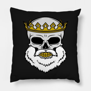 North Crown Skull King Design Pillow