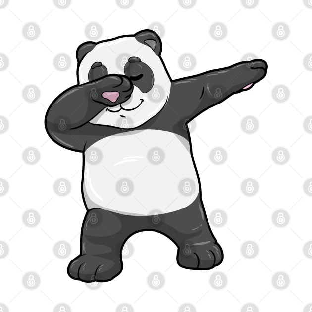 Panda at Hip Hop Dance Dab by Markus Schnabel