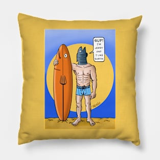 Jerry who likes surfin Pillow