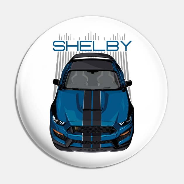 Mustang Shelby GT350 R - Blue and Black Pin by V8social