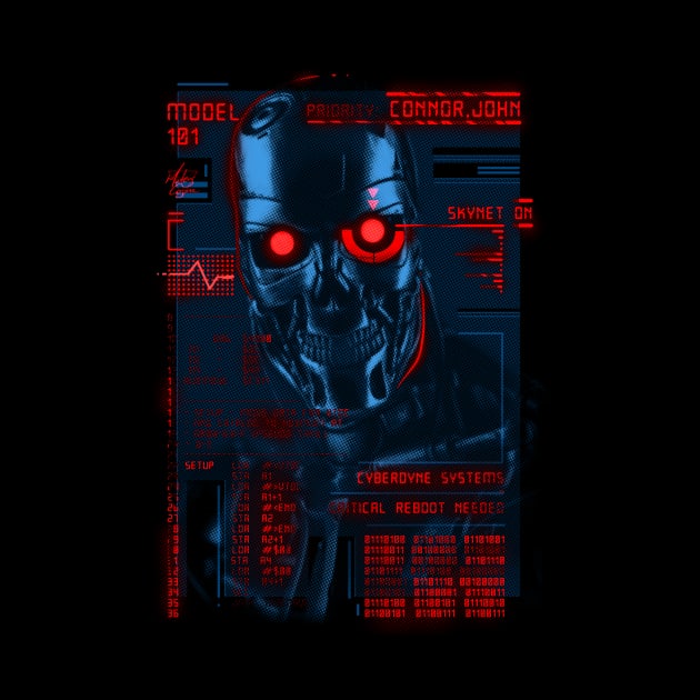 Terminator blue by Mateus