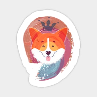 Corgi king Magnet