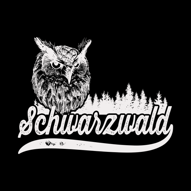 Schwarzwald Heimat mit Uhu by Foxxy Merch