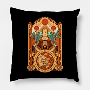 Stained Glass Gods Pillow