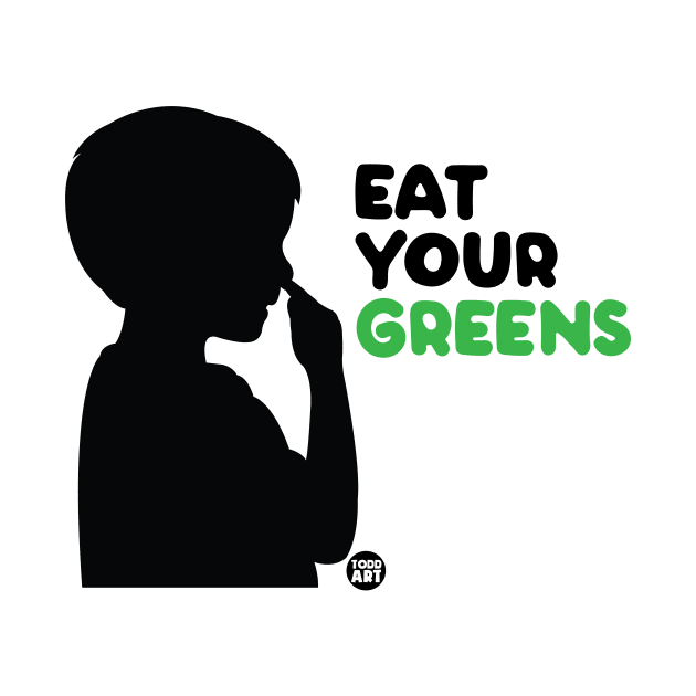 eat greens by toddgoldmanart