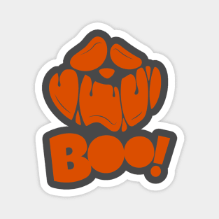 Groovy Ghost Spooky Season | Boo Horror Face Happy Halloween Magnet