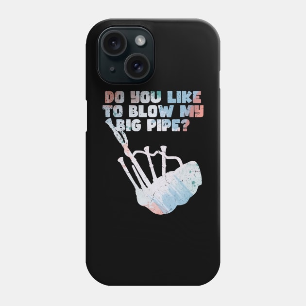 BAGPIPE SPLASH COLORS Phone Case by Tee Trends