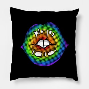 Gay Kiss Comic Pillow