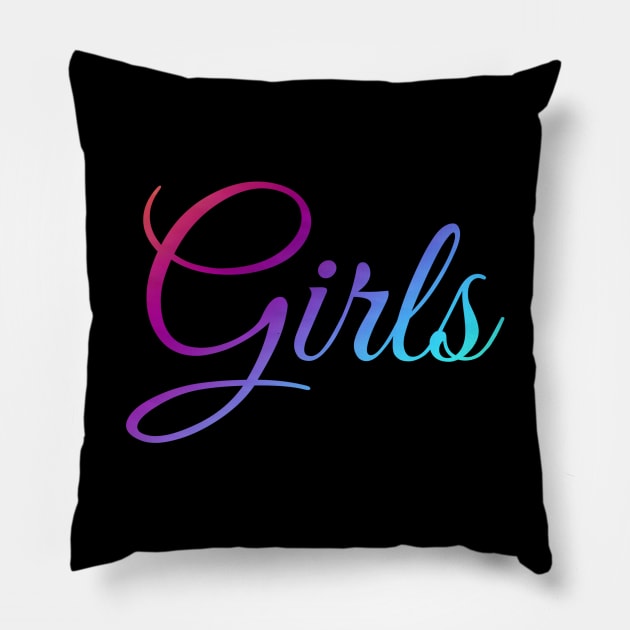 girls Pillow by GhisadesignCO