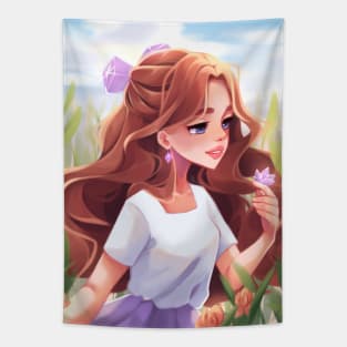 Flower field Tapestry