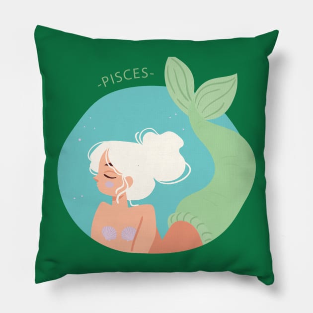 Pisces Pillow by gnomeapple