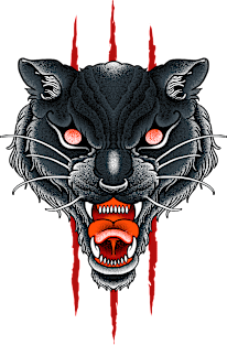 panther tattoo Magnet