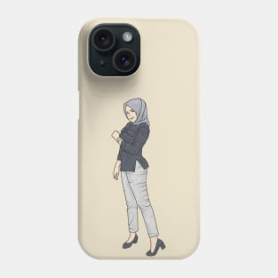 Office Lady Hijab Phone Case