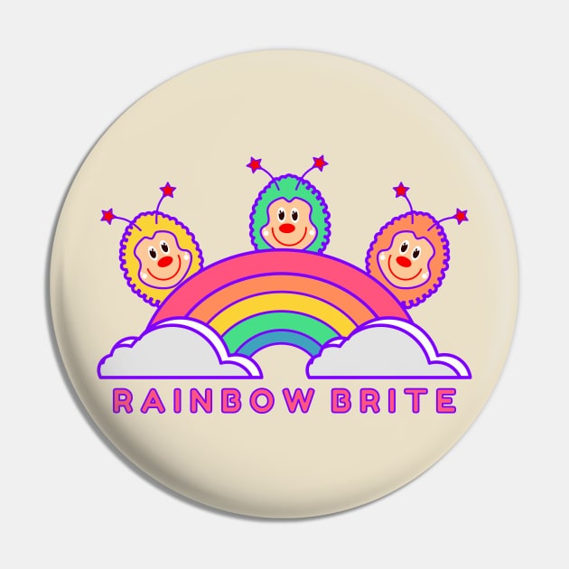 Rainbow brite spark, lucky , OJ kids gift Pin by AlfinStudio