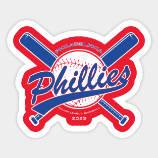 Phillies Phightins Barbell Powder Blue Gym - Phillies - Magnet