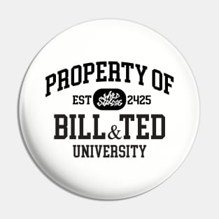 Bill & Ted University Pin