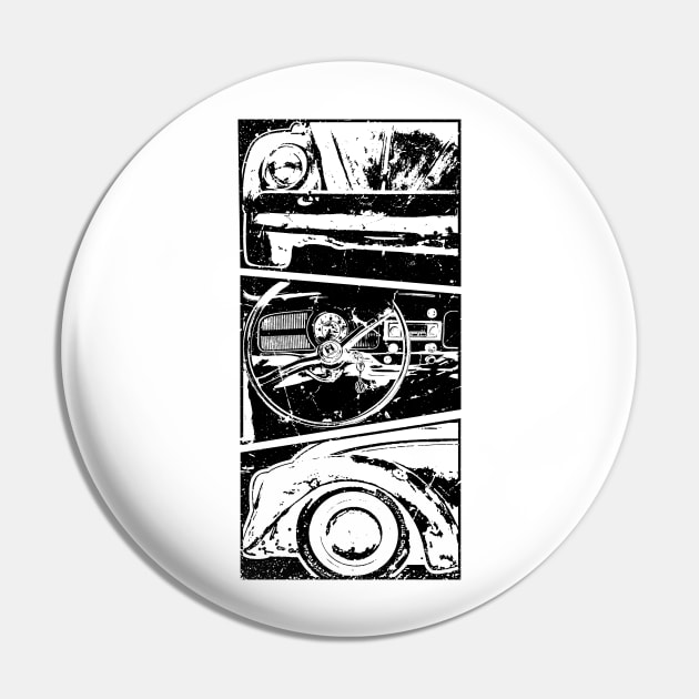 Oldtimer Retro Motiv Car Youngtimer Gift Pin by SinBle