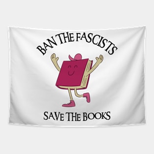 Ban The Fascists Save The Books Tapestry