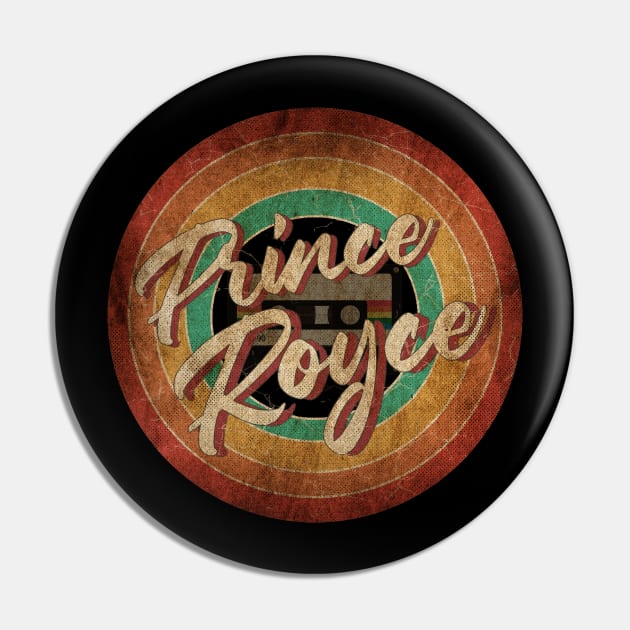 Prince Royce Vintage Circle Art Pin by antongg