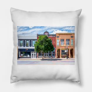 Historic Main Street - Aztec New Mexico Pillow