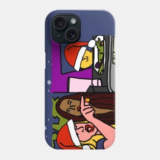 Merry Christmas from Woman Yelling at Cat Meme Phone Case