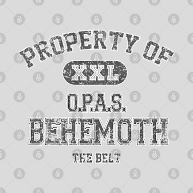 Property of the Behemoth by tonynichols