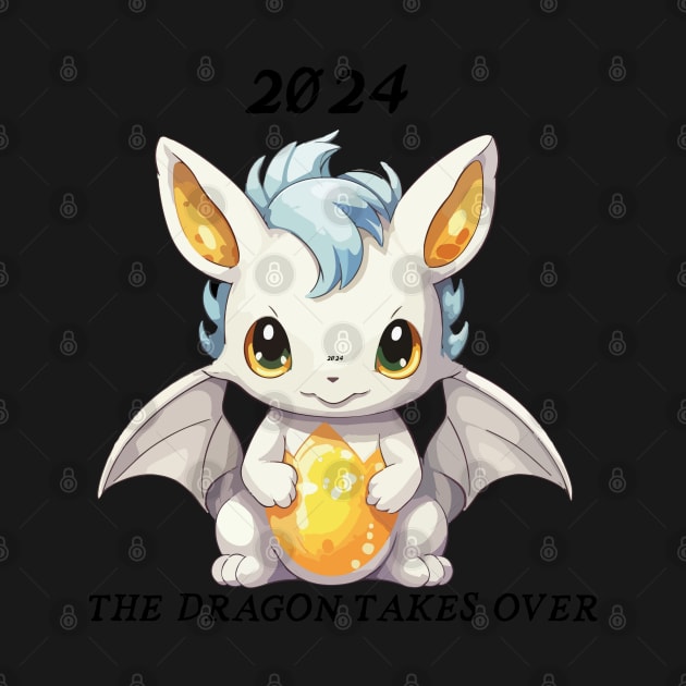 2024 LUNAR NEW YEAR CUTE DRAGON by KhmeRootz