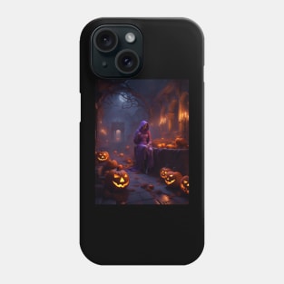 Nighttime Halloween Celebration Phone Case