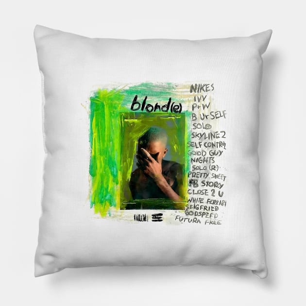 Frank Ocean Painting Pillow by Ndeprok