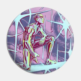 silver surfer in marvel space Pin