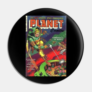 Planet Comics Pin