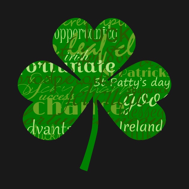 Irish St patricks day three leaf shamrock by ownedandloved